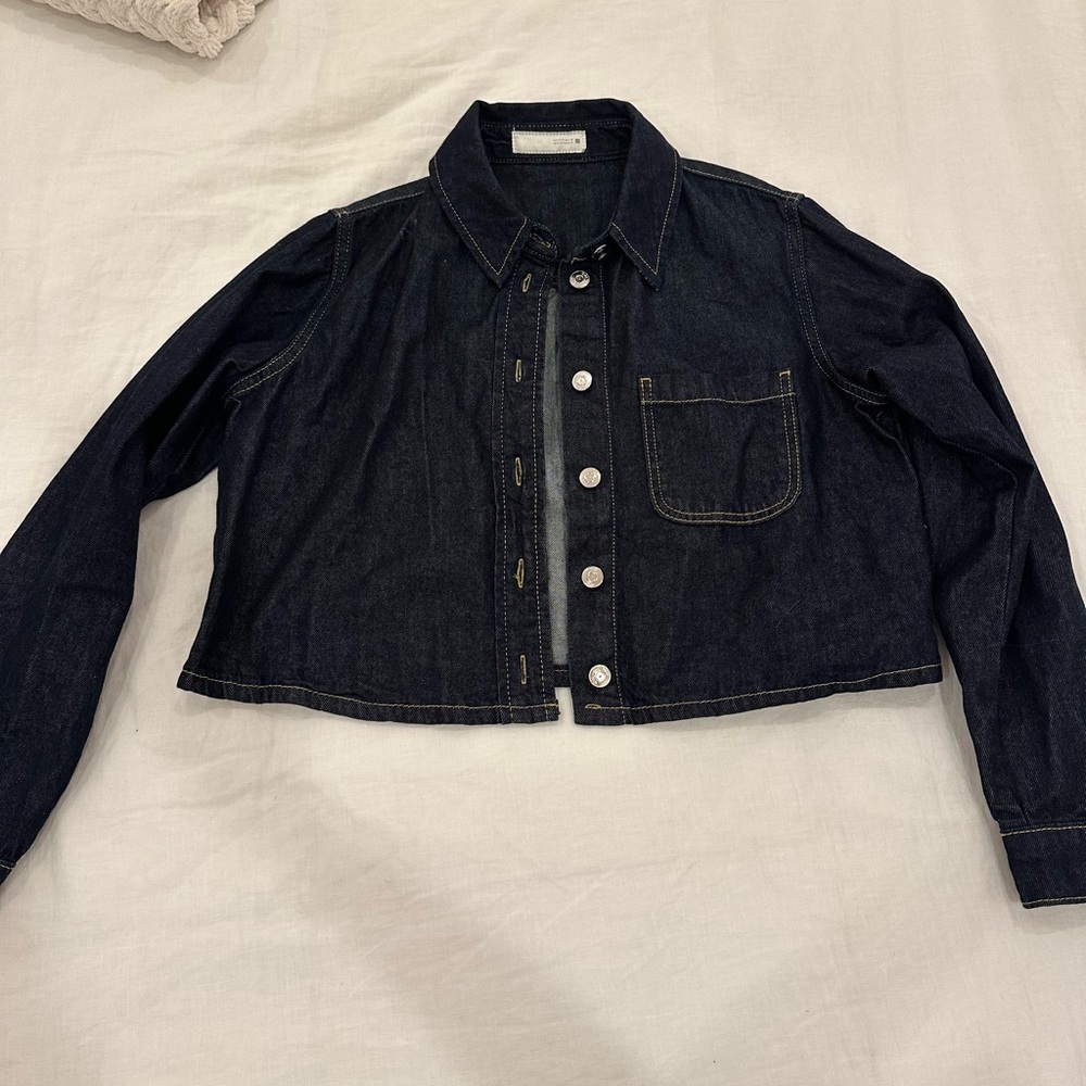 Classic Black Denim Jacket